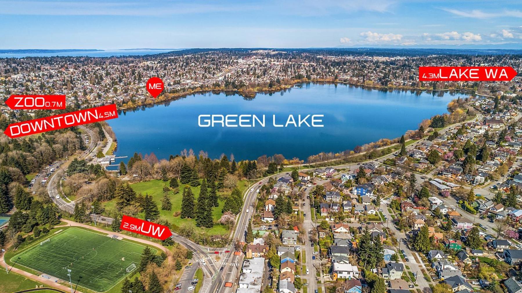 Green Lake 1St Line Home D Full Modern Remodeled Seattle Esterno foto